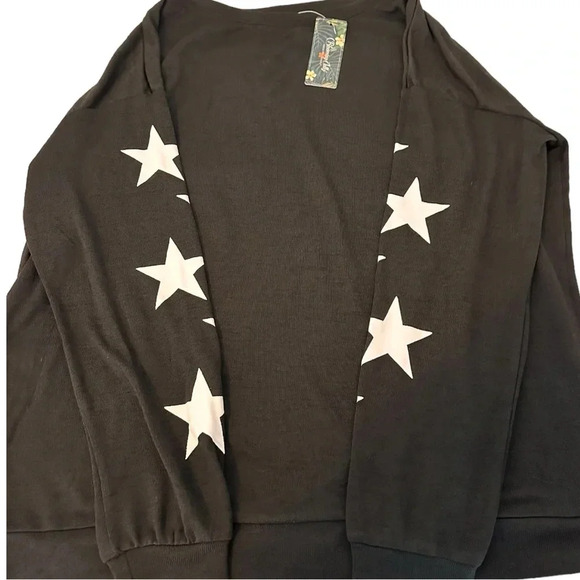 NWT Women’s Plus Size Long Sleeve Pull On Cardigan Casual Crew Neck Leisure Wear - Picture 6 of 7